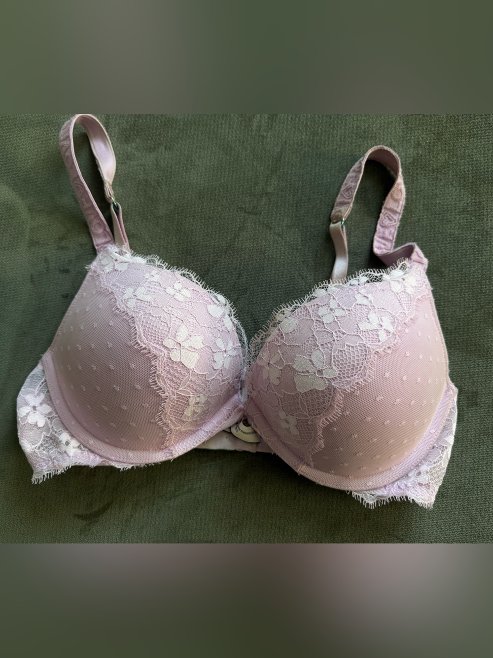 Victoria's Secret Lilac Lace Push-Up Bra
